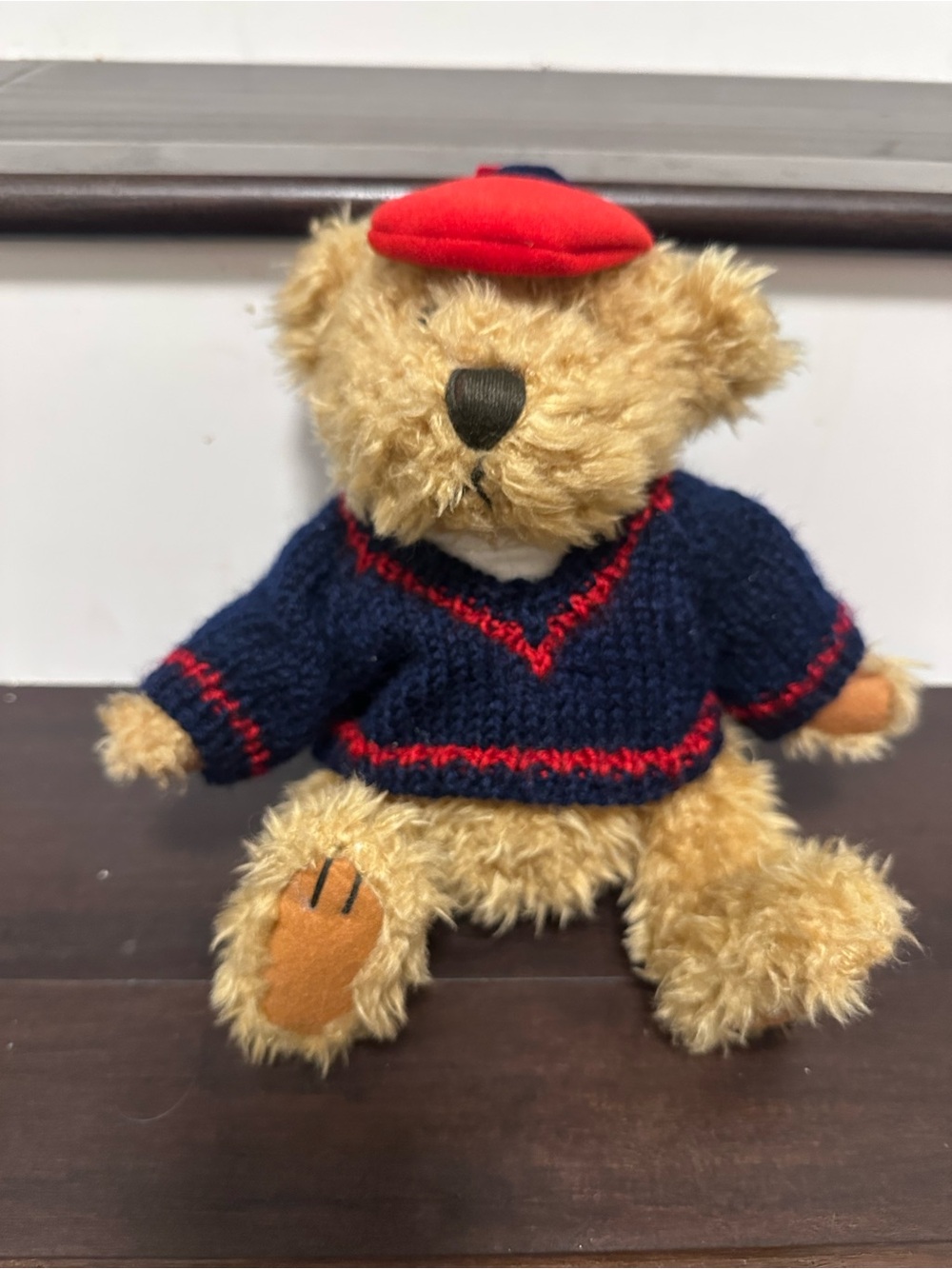 Tully" teddy bear from 1996 Brass Button Bear Collection by Pickford Bears